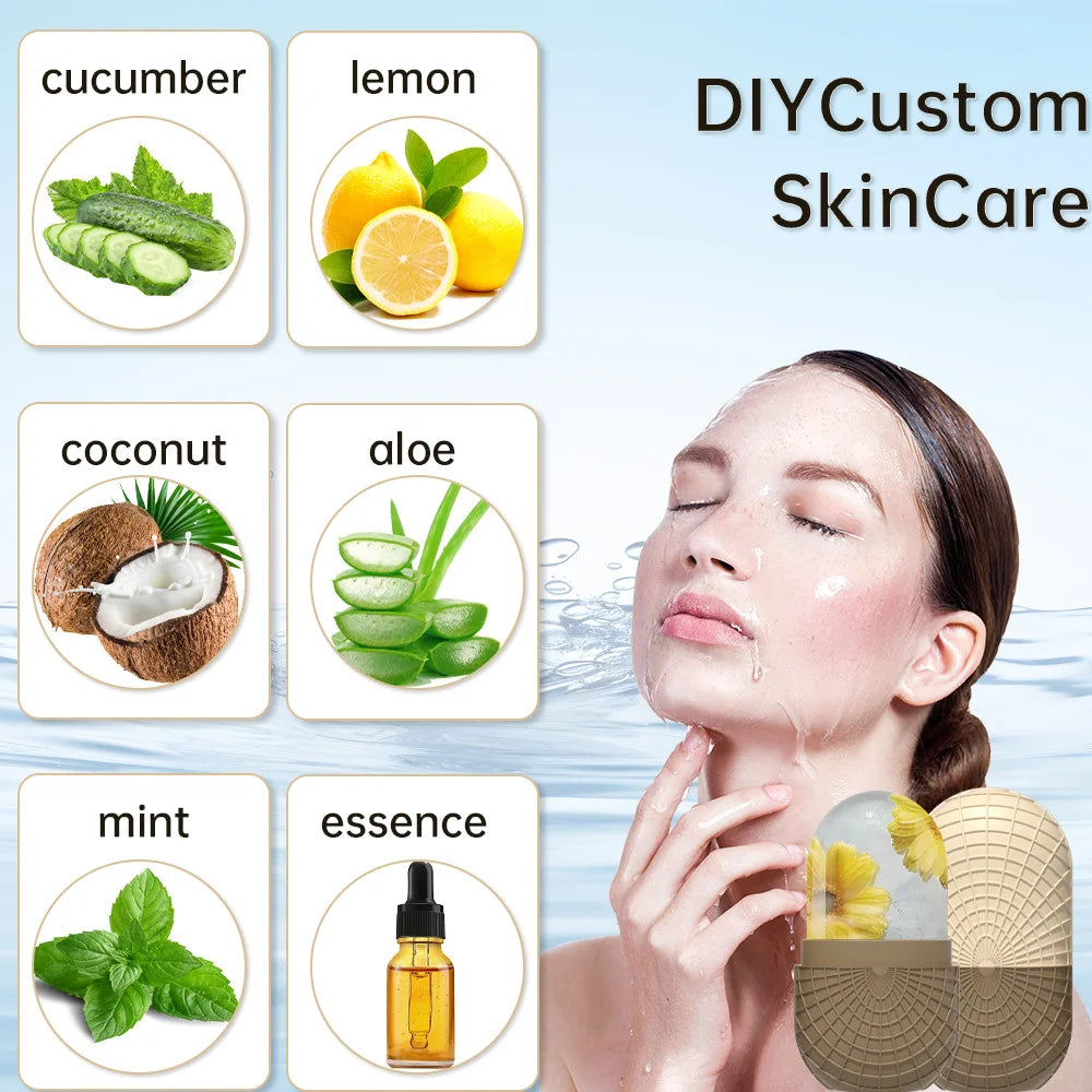 Ice Ball Lifting – Spheres Raffermissantes en Silicone | Massage Visage, Contours & Anti-Imperfections