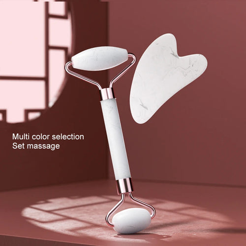 Roller Visage & Cou – Massage Résine Premium | Décongestion, Glow & Relaxation
