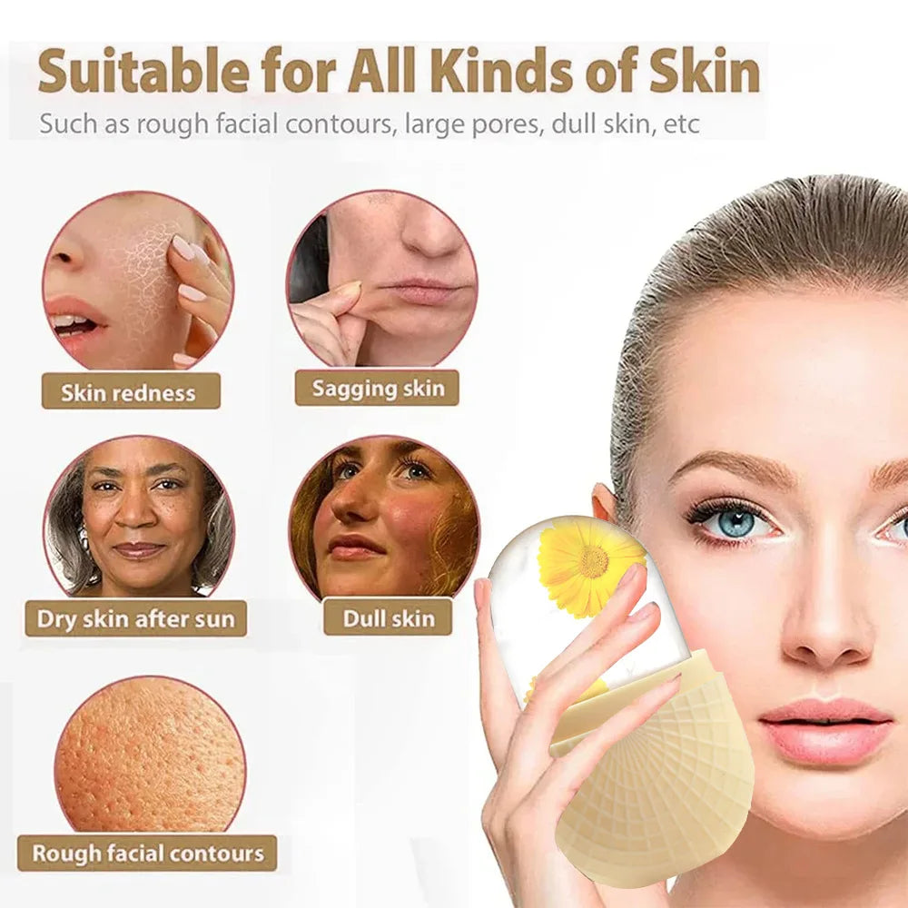 Ice Ball Lifting – Spheres Raffermissantes en Silicone | Massage Visage, Contours & Anti-Imperfections