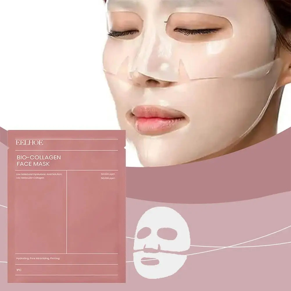 Masque Visage Bio-Collagène – Hydratation Intense & Éclat | Réduction des Pores & Soin Nuit