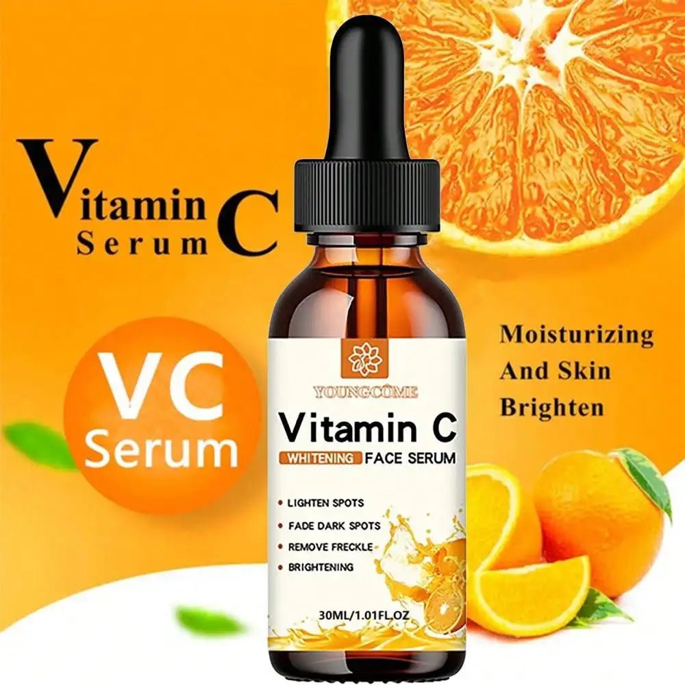 Vitamin C Facial Essence Contains Hyaluronic Acid Dark Spot Remover Moisturizing Repair Anti - aging Essence Facial Skin Care 30ml - AquaLyss